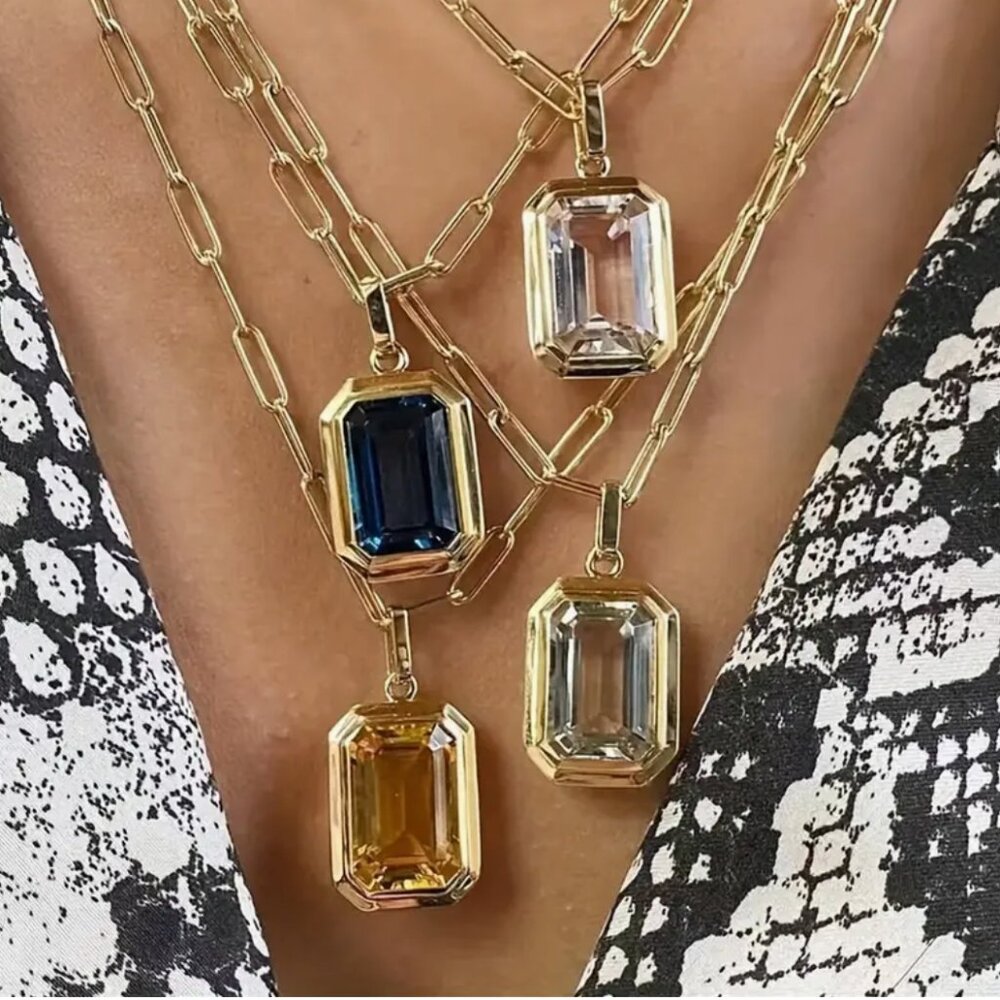 Gold and Blue Jewelry Set